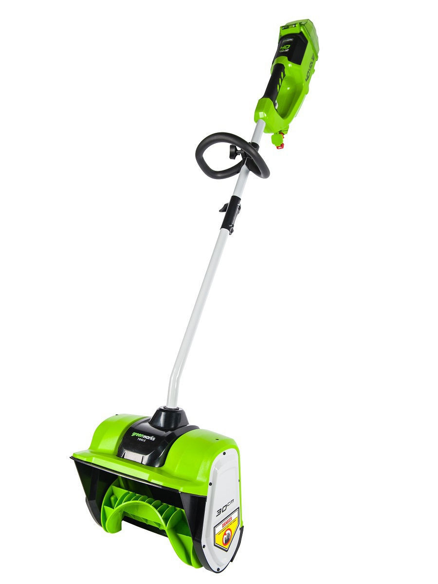 

Аккумуляторный снегоуборщик GreenWorks GD40SSK2 (без АКБ И ЗУ), Зеленый