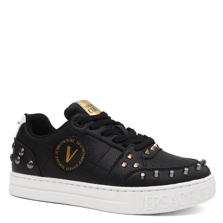 

Кеды женские Versace Jeans Couture 75VA3SKC черные 37 EU, Черный, 75VA3SKC