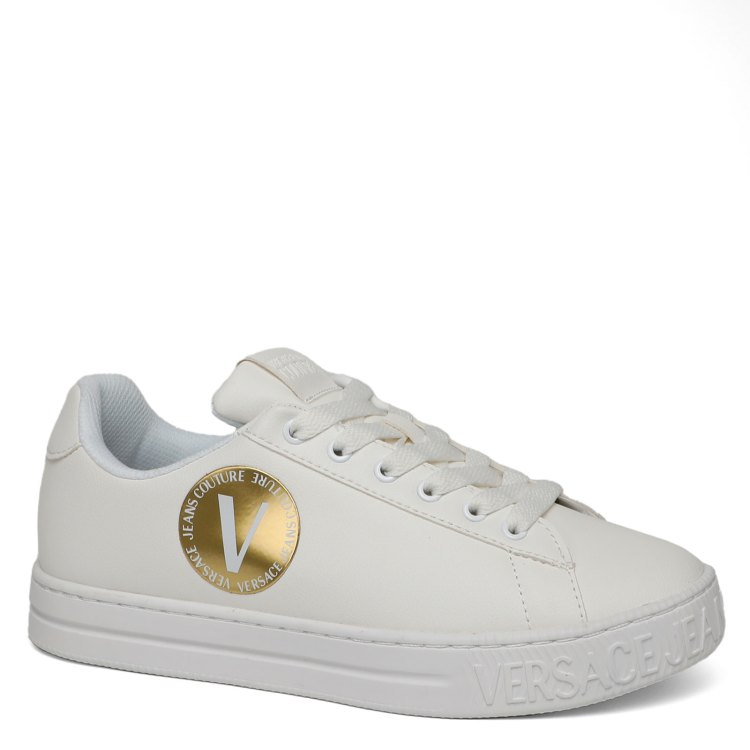 

Кеды женские Versace Jeans Couture 75VA3SK3 белые 39 EU, Белый, 75VA3SK3