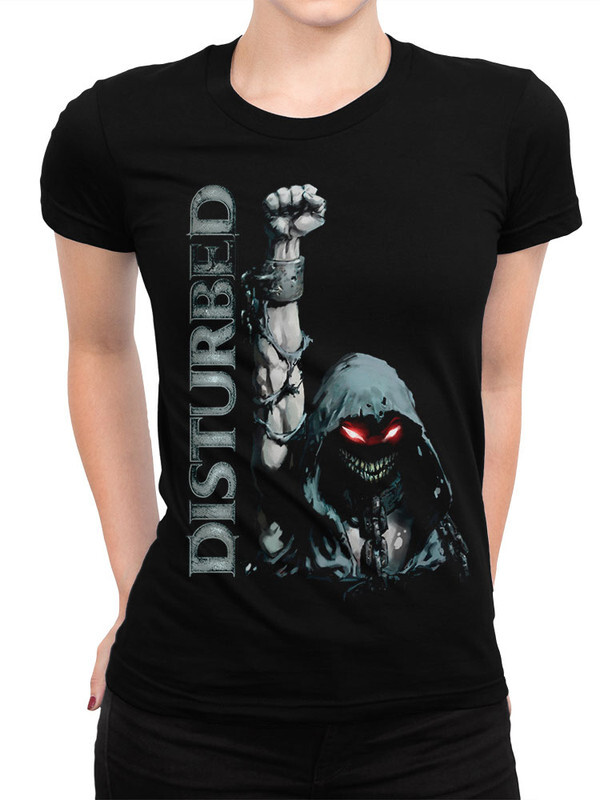 фото Футболка женская design heroes disturbed черная 2xl