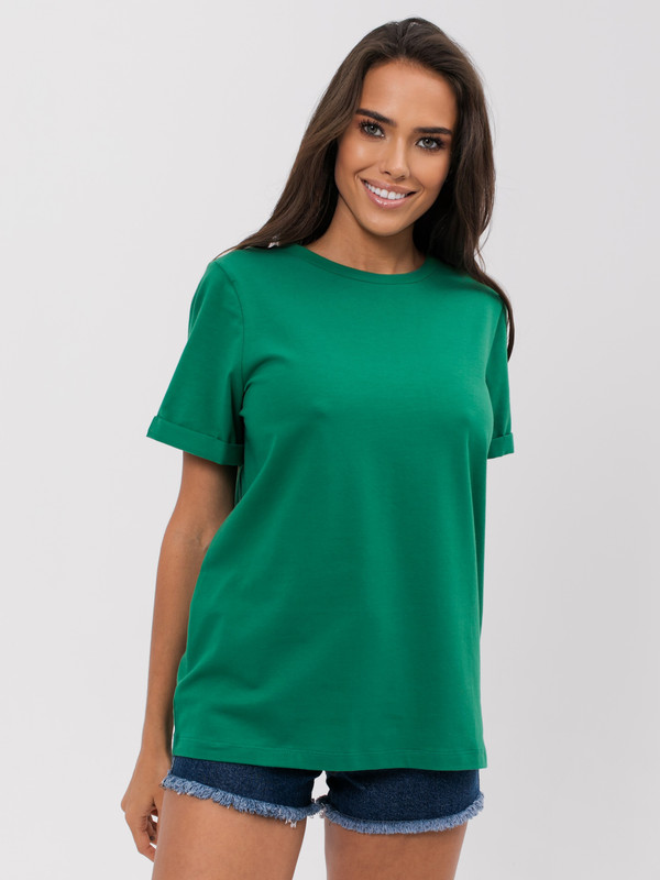 

Футболка женская CHIC&CARISMA uz100330 зеленая XL, uz100330