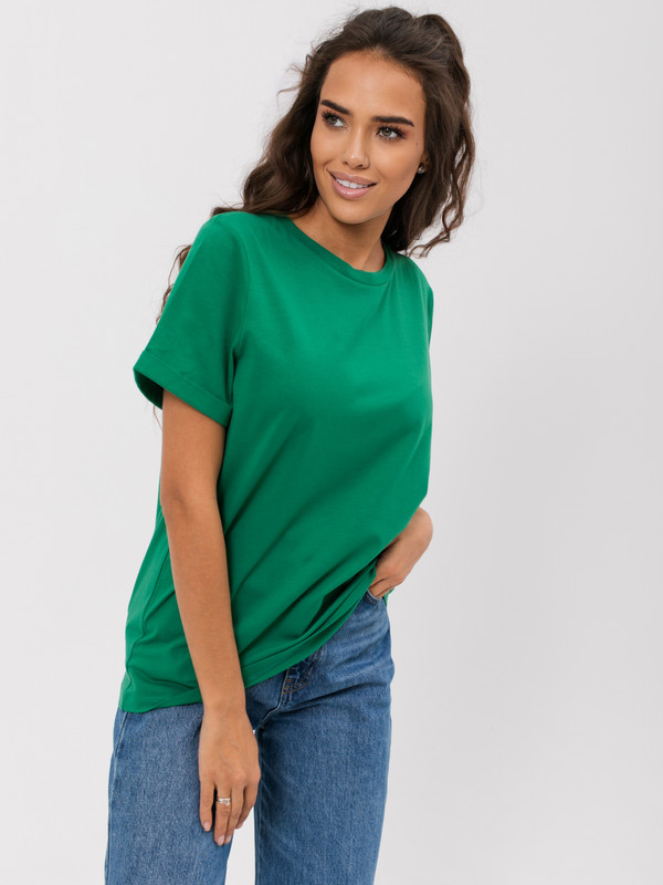 

Футболка женская CHIC&CHARISMA uz100330 зеленая L, Зеленый, uz100330