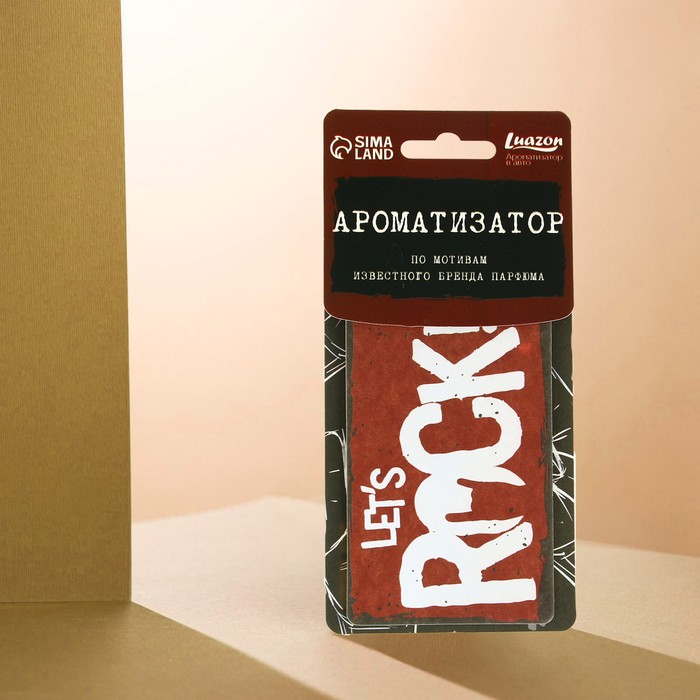 

Ароматизатор бумажный Rock