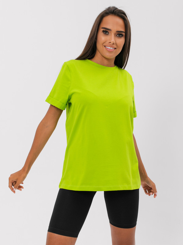 

Футболка женская CHIC&CARISMA uz100330 зеленая S, uz100330