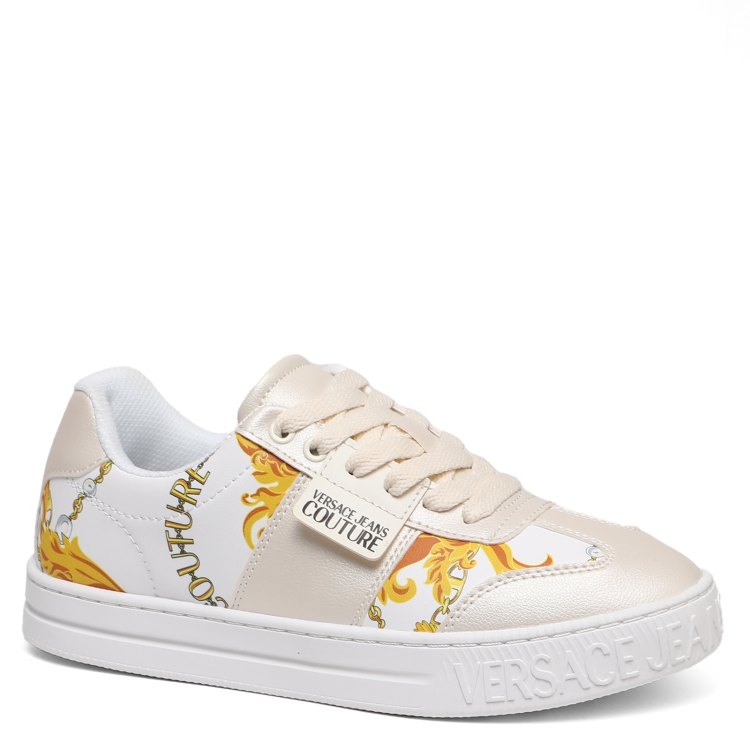 

Кеды женские Versace Jeans Couture 75VA3SK7 белые 35 EU, Белый, 75VA3SK7