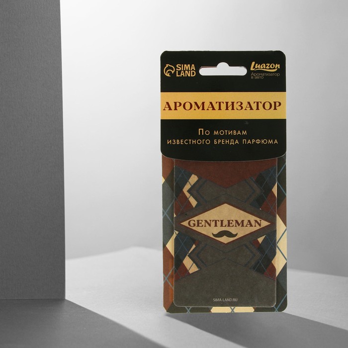 

Ароматизатор бумажный Gentelman