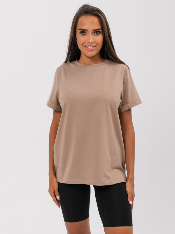 

Футболка женская CHIC&CHARISMA uz100330 бежевая L, Бежевый, uz100330