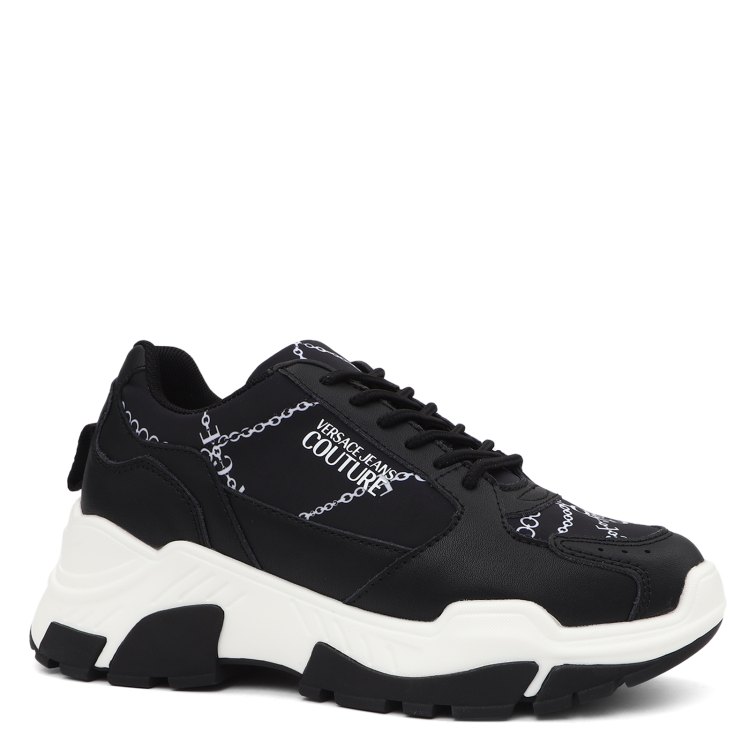 

Кроссовки женские Versace Jeans Couture 75VA3SP3 черные 40 EU, Черный, 75VA3SP3