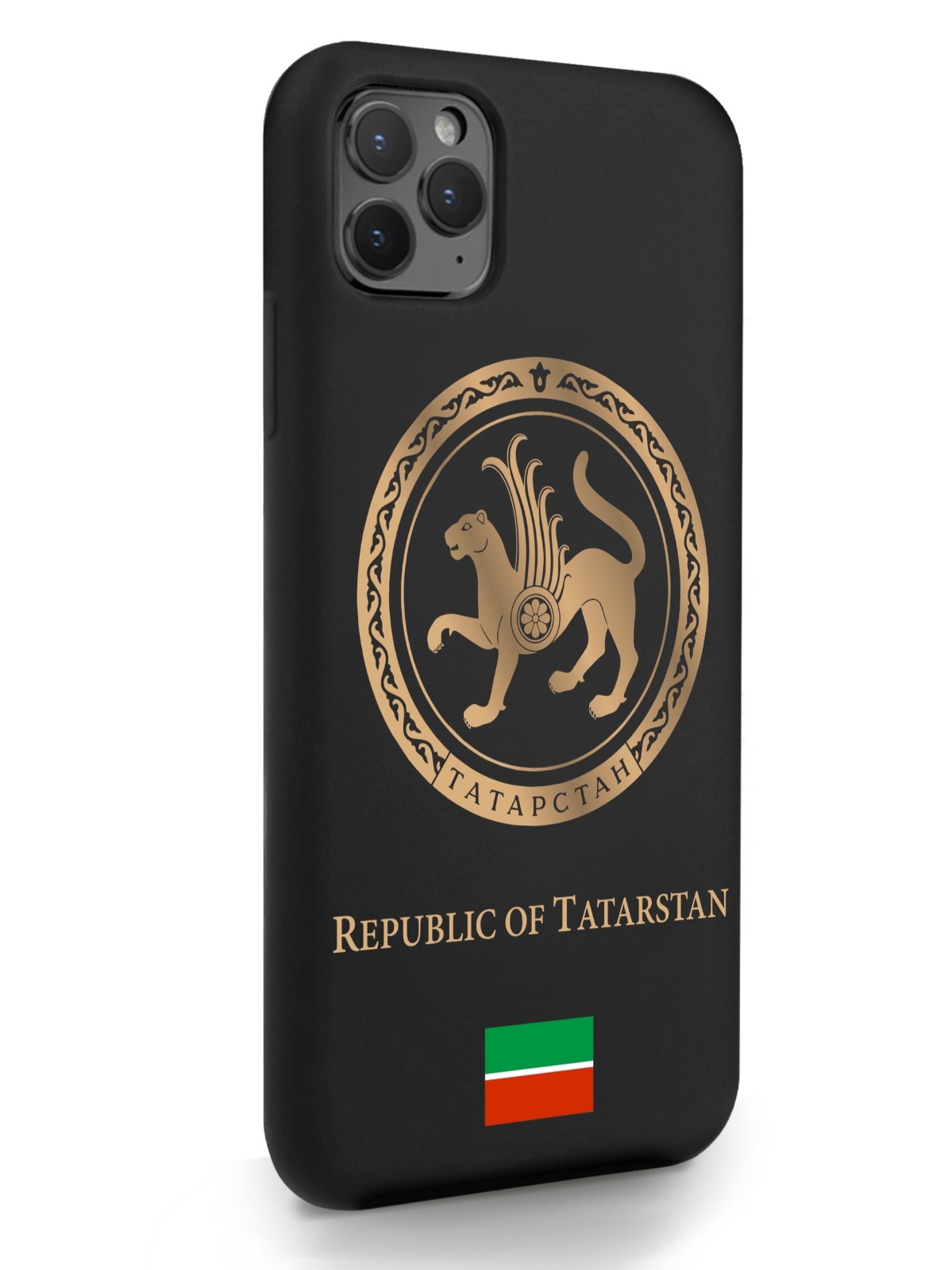 

Черный SignumCase для iPhone 11 Pro Max Золотой Герб Татарстана черный, iPhone 11 Pro Max Золотой Герб Татарстана