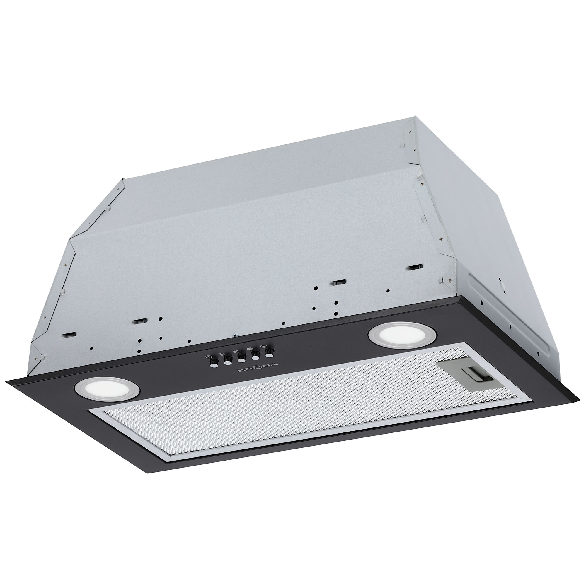 

Вытяжка встраиваемая KRONAsteel Ambra 600, Черный, Ambra