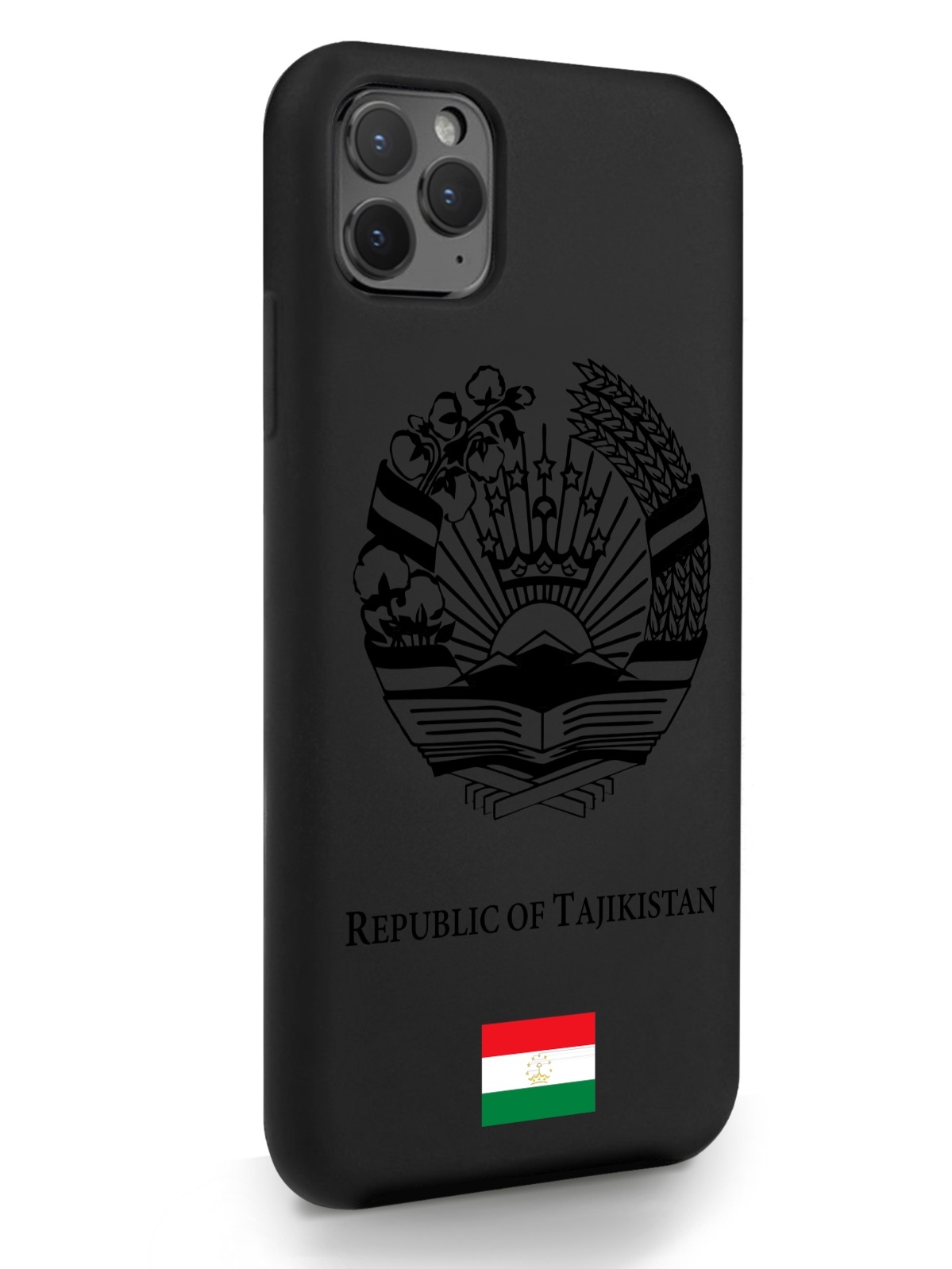 

Черный SignumCase для iPhone 11 Pro Max Черный лаковый Герб Таджикистана черный, iPhone 11 Pro Max Черный лаковый Герб Таджикистана