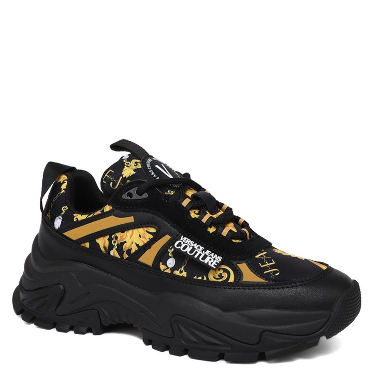 

Кроссовки женские Versace Jeans Couture 75VA3SVG черные 38 EU, Черный, 75VA3SVG