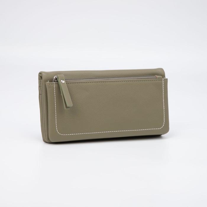 

Кошелек женский NoBrand 7075450, зелёный, 7075450