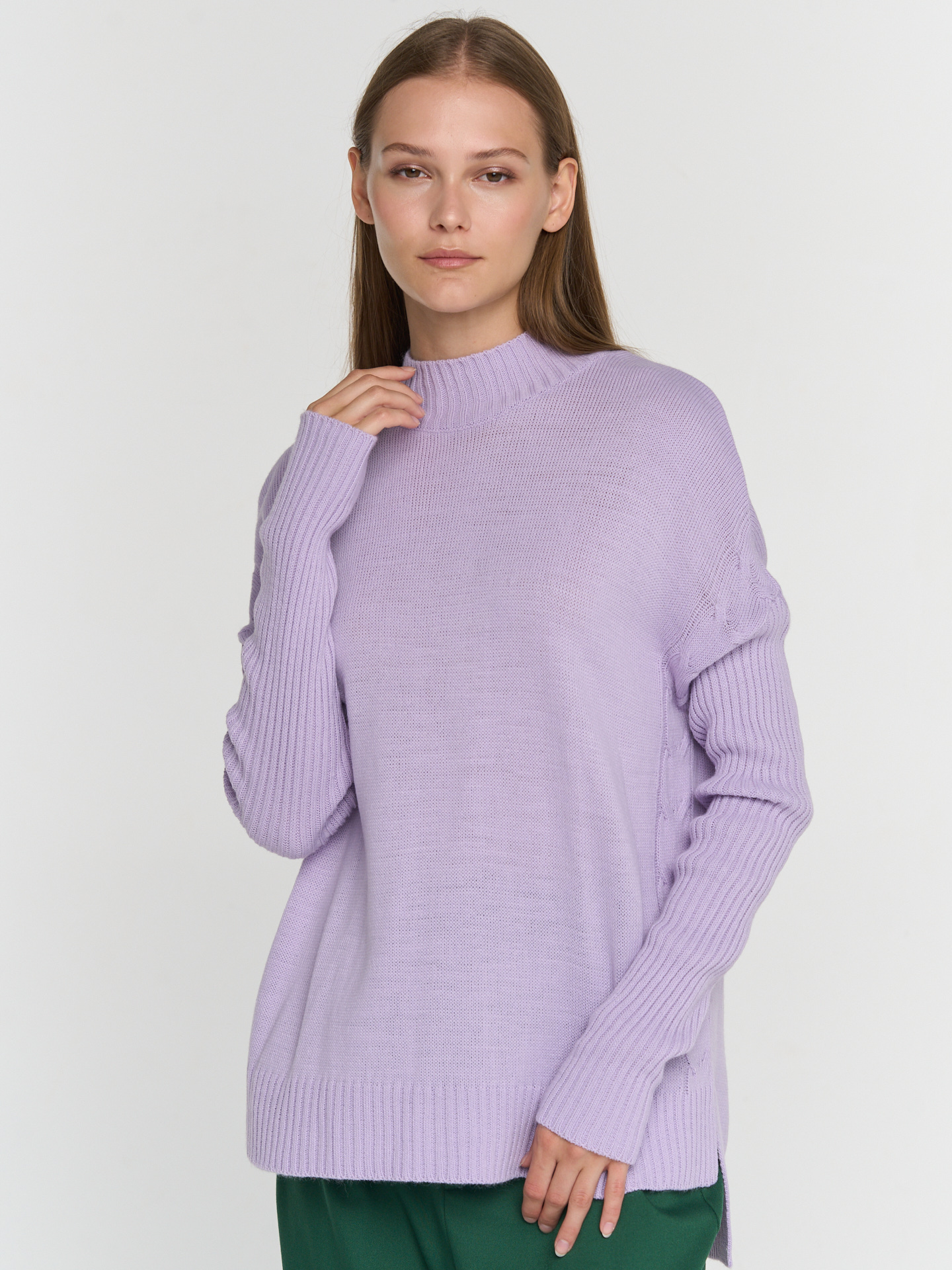 

Свитер женский VAY 5242-41386 фиолетовый 42-46 RU, 5242-41386