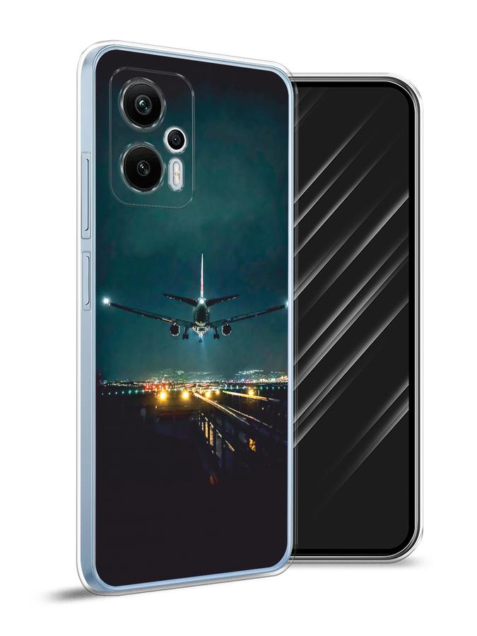

Чехол Awog на Redmi Note 12T Pro "Ночной рейс", Черный, 319150-6