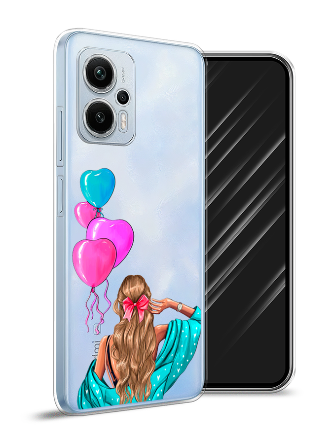 

Чехол Awog на Redmi Note 12T Pro "День Рождения", Голубой;розовый;бежевый, 319150-7