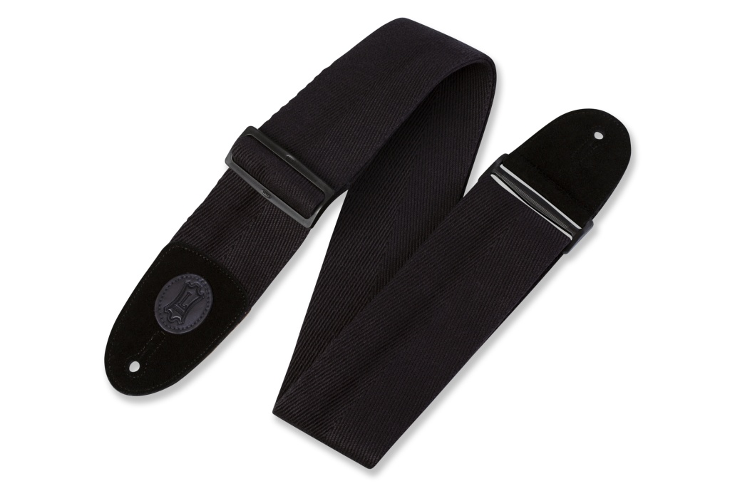 

Signature Series Ремень для гитары, хлопок, черный, Levy's MSSBC4-BLK