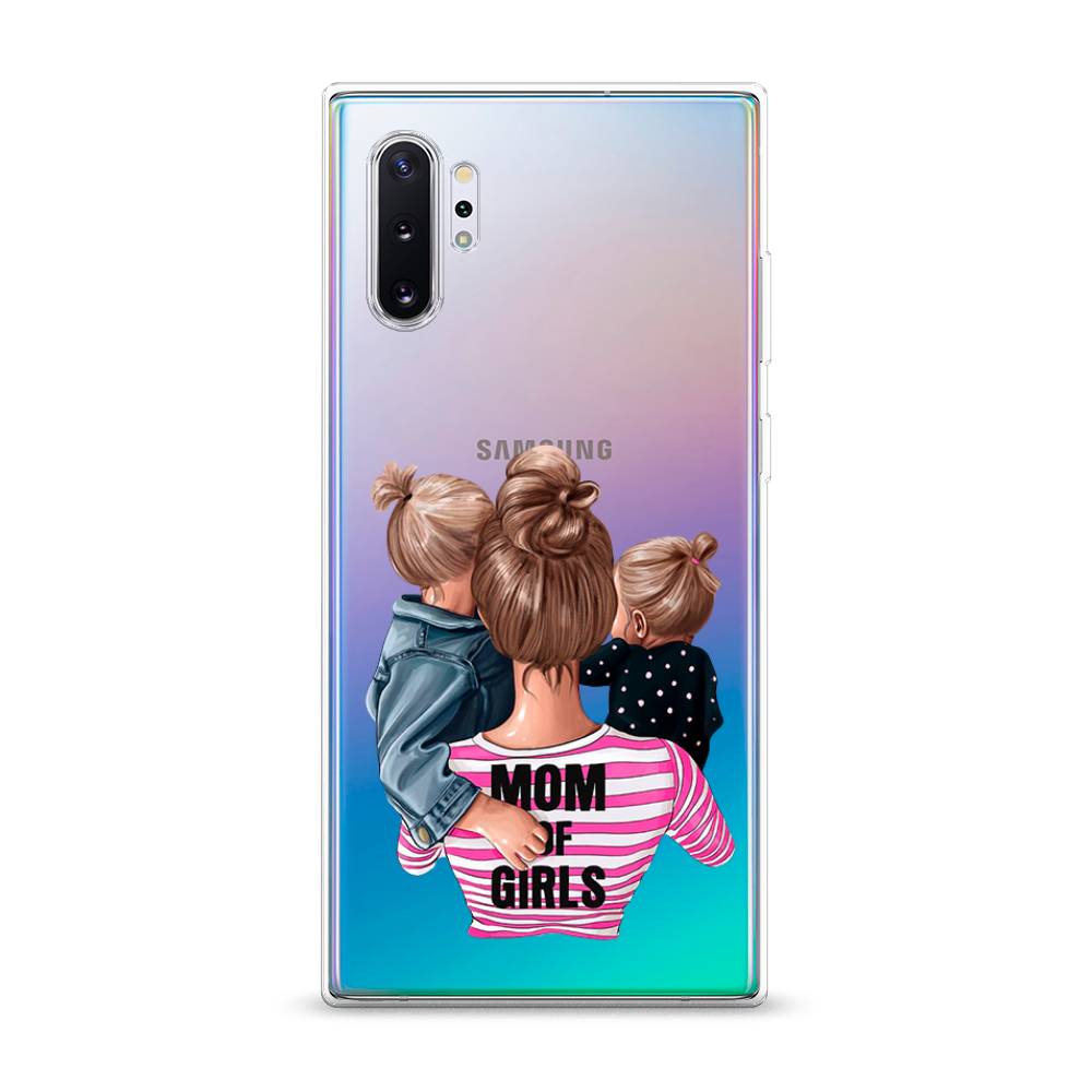 

Чехол Awog на Samsung Galaxy Note 10 Plus "Mom of Girls", Разноцветный, 28550-6