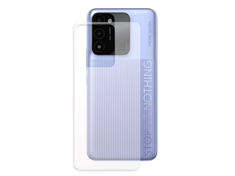 

Гидрогелевая пленка LuxCase для Tecno Spark Go 2022 0.14mm Back Matte 90451, Tecno Spark Go 2022