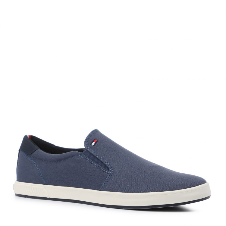 фото Слипоны мужские tommy hilfiger fm0fm00597 голубые 41 eu