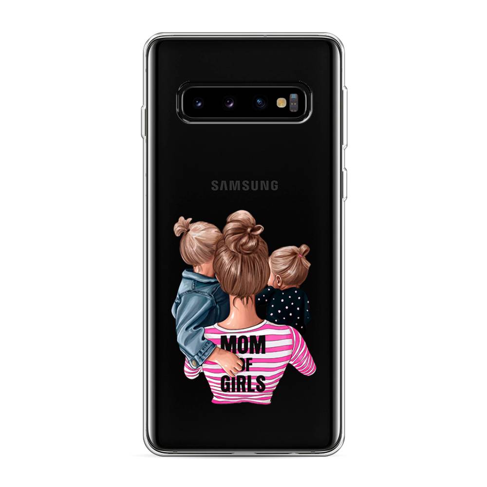 

Чехол Awog на Samsung Galaxy S10 "Mom of Girls", Разноцветный, 27050-6