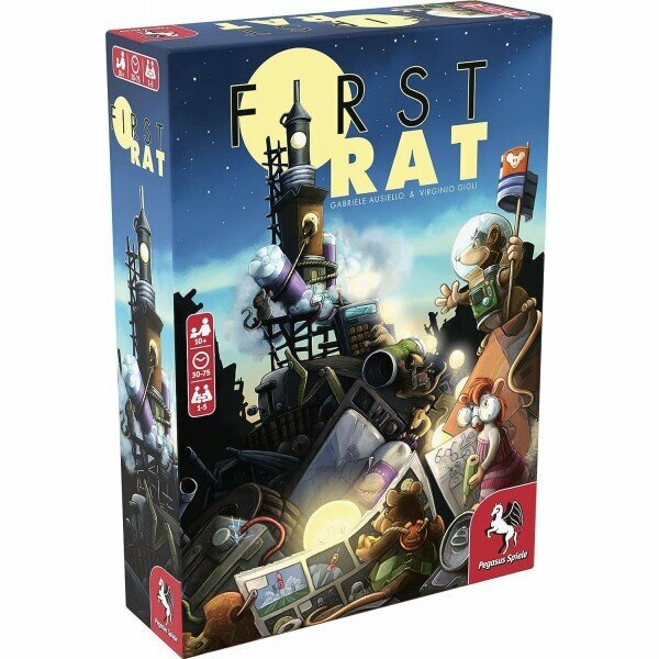 Настольная игра Ethnic Board Games Pegasus Spiele First Rat Первый Крысонавт настольная игра istanbul pegasus spiele istanbul the dice game стамбул игра на кубиках