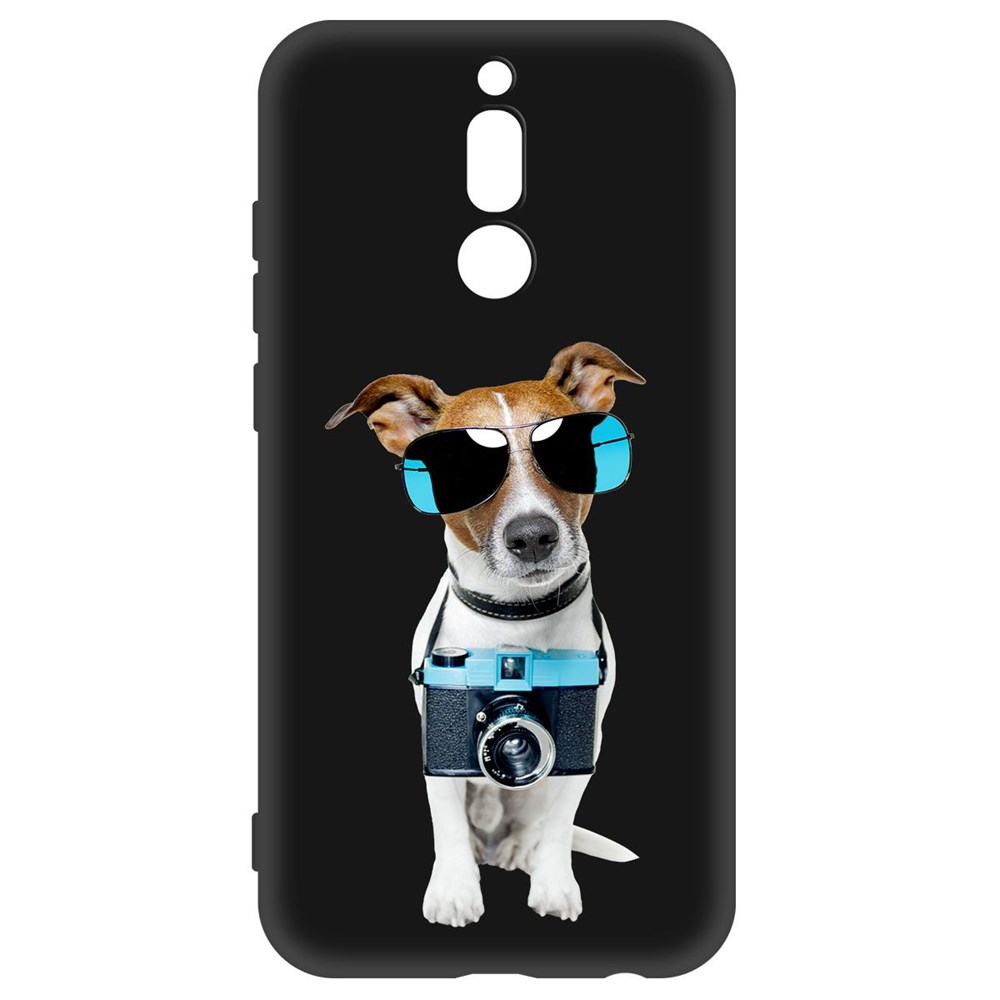 

Чехол-накладка Krutoff Soft Case Пес-турист для Xiaomi 12 черный, 253394