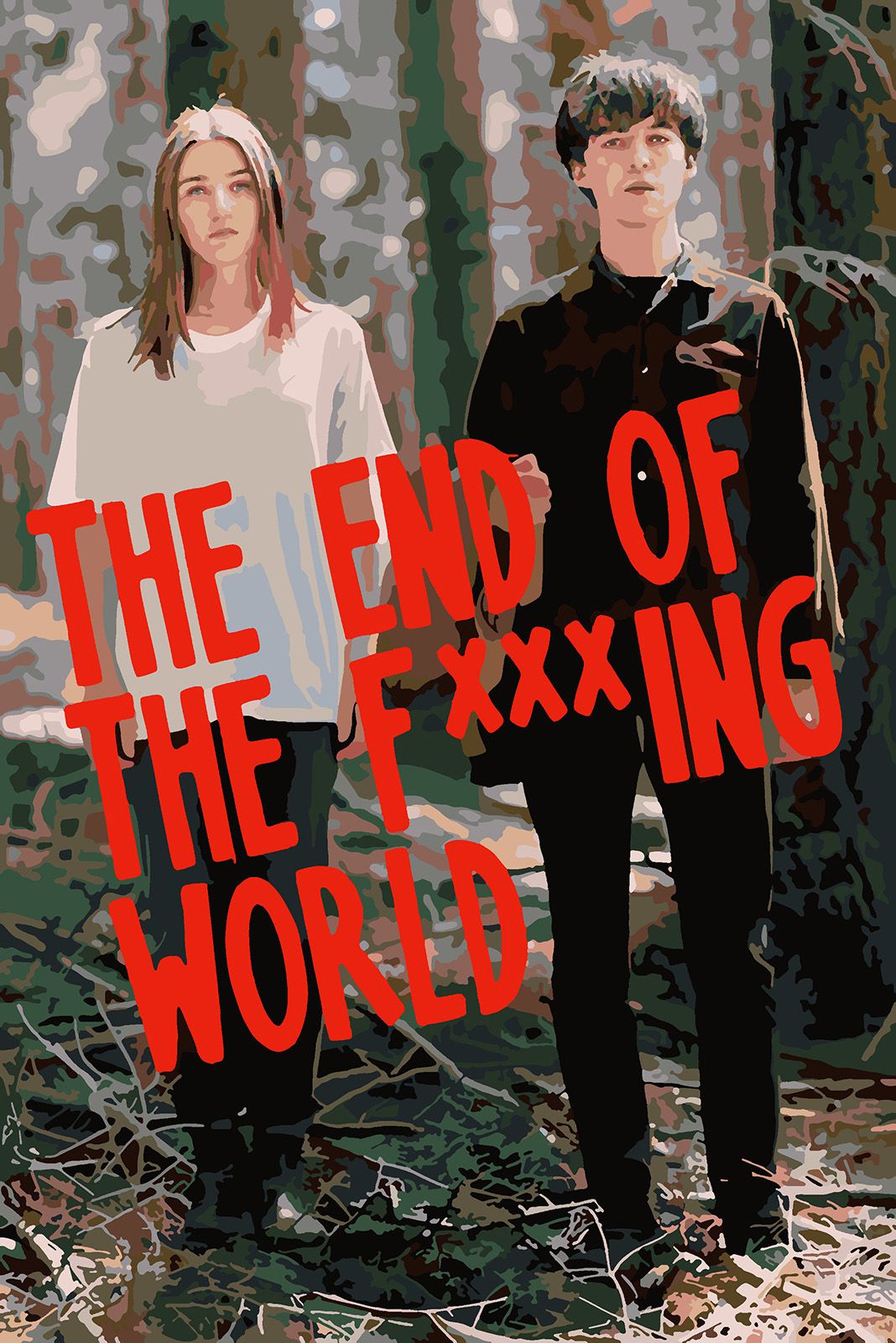 

Картина по номерам Красиво Красим Конец ...го мира The end of the f...ing world, 70х100 см, Конец ...го мира The end of the f...ing world