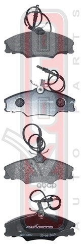 

Тормозные колодки Akyoto передние дисковые AKD-0302