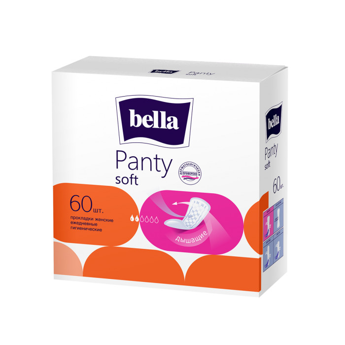 Прокладки Bella Panty Soft 60 шт прокладки bibi classiс soft normal 10 шт