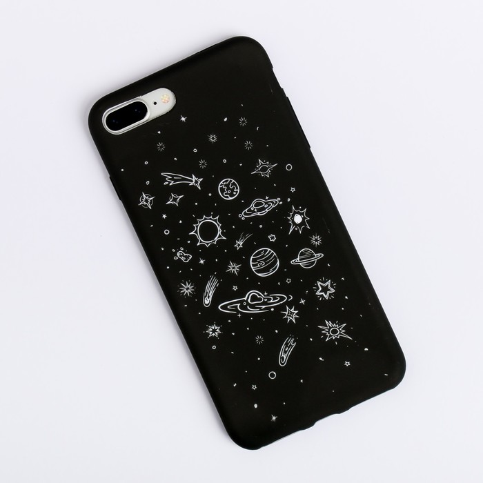 

Чехол Like me для iPhone 7 Plus, 8 Plus, Космос, soft touch, Черный, для iPhone 7 Plus, 8 Plus, Космос, soft touch