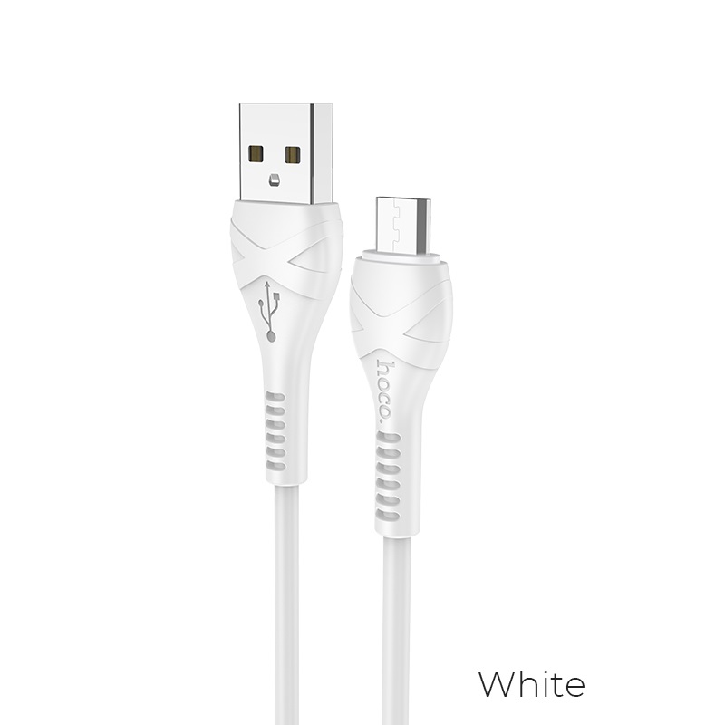 

Кабель Hoco X37 Cool power USB - micro USB 1 м, белый, X37 Cool power