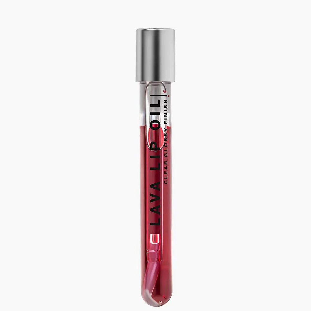 Двухфазное масло для губ Influence Beauty Lava Lip Oil, 01 прозрачный темно-красный, 6 мл
