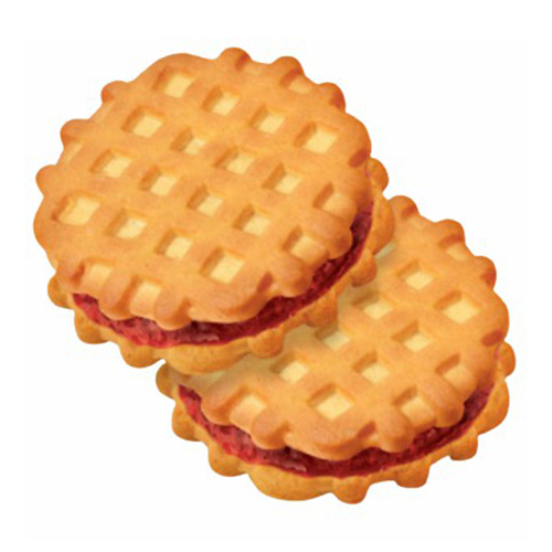 Печенье Дымка Домашние вафельки сдобные с малиновой начинкой 74₽