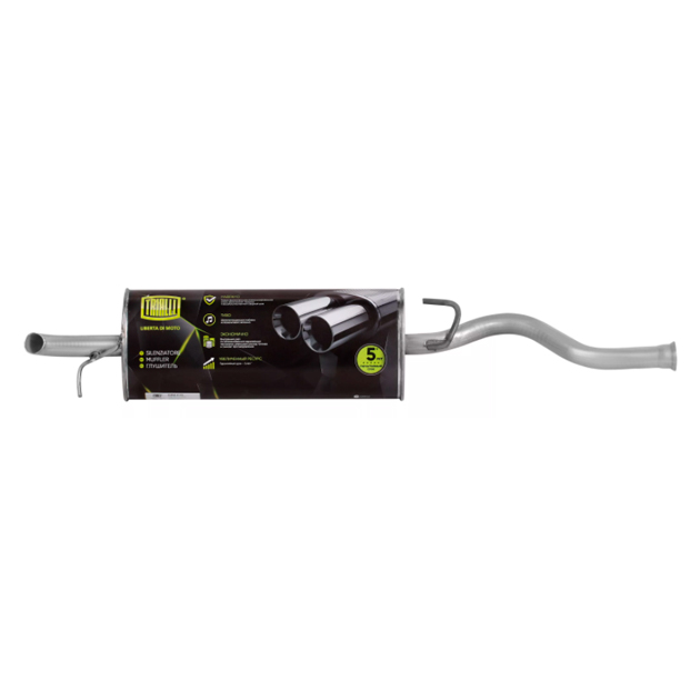 фото Глушитель ваз 2172 приора алюм. trialli emm 0122