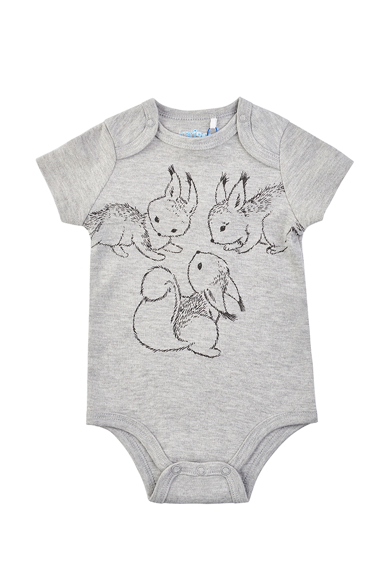

Боди детское Kari Baby AW22B02903301, светло-серый, 86, 198539