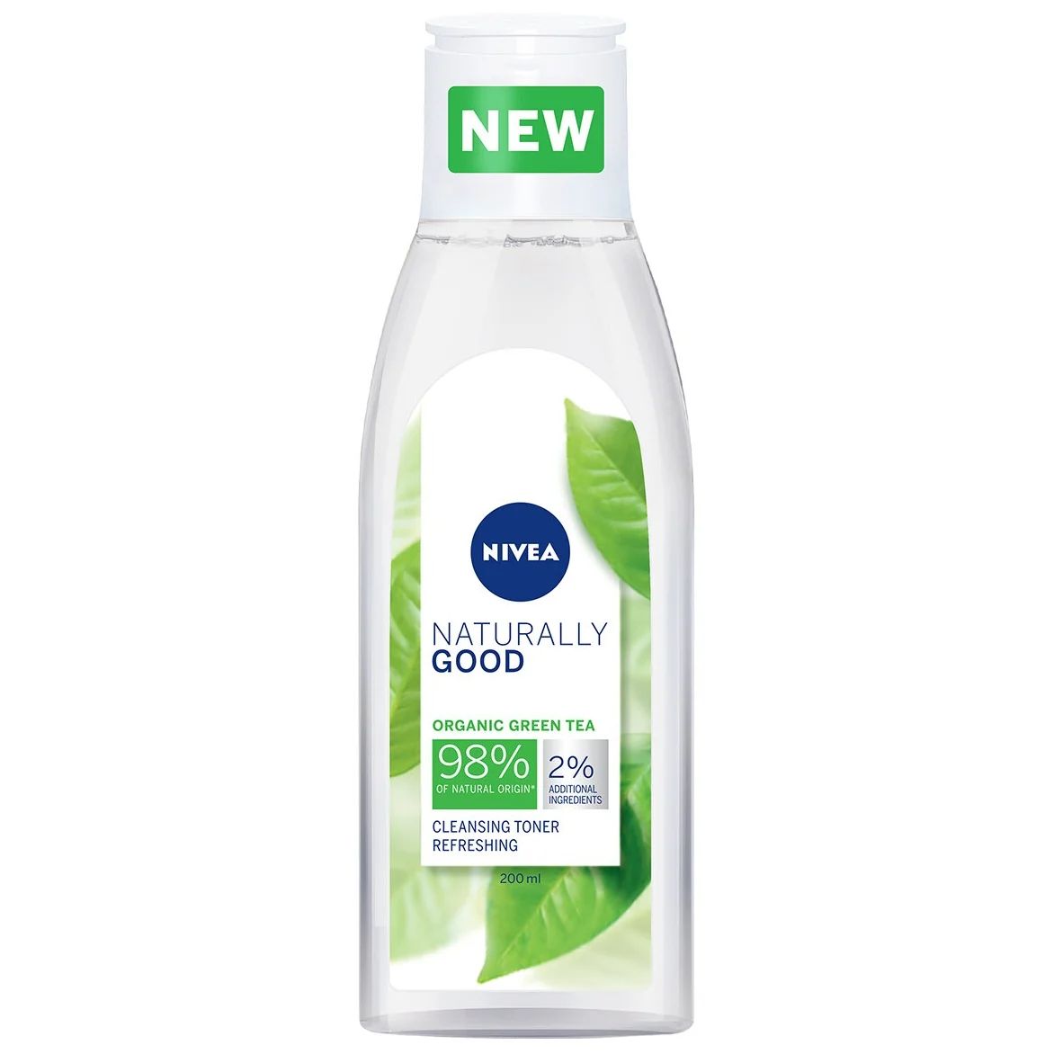 Тоник для лица NIVEA Naturally Good Organic Green Tea Cleansing, 200мл тоник сода для очищения пор 200мл