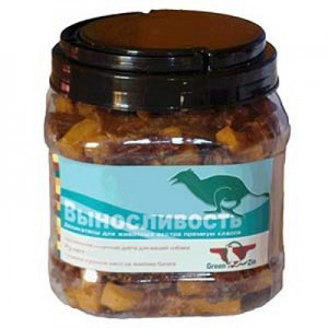 

Лакомство для собак Green Qzin Выносливость сушеное утиное мясо на батата 750 г