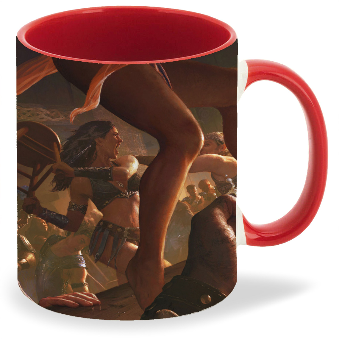 фото Кружка coolpodarok age of conan hyborian adventures кабак пиво девушки