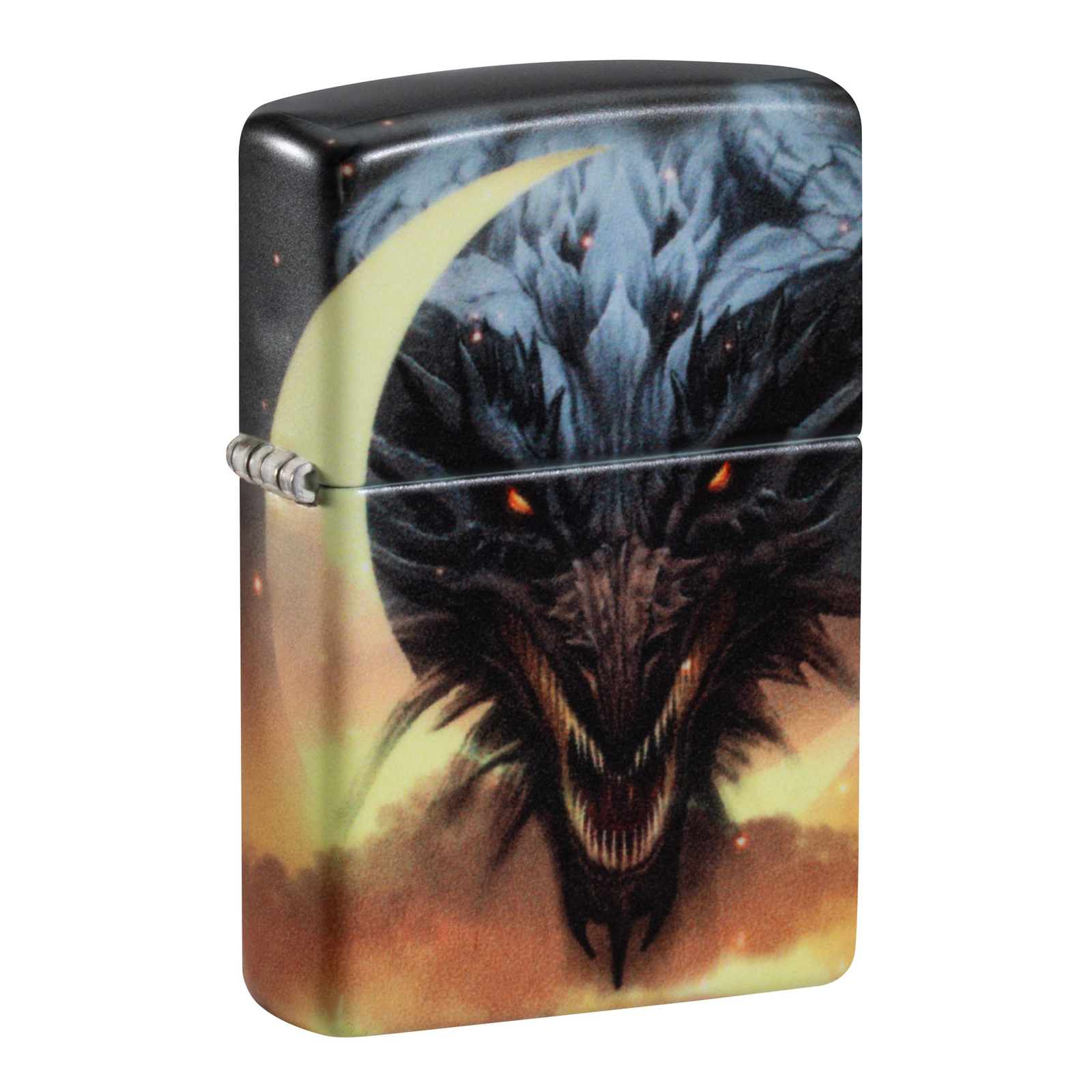 Зажигалка бензиновая Zippo Dragon Design с покрытием Glow-in-the-Dark Green