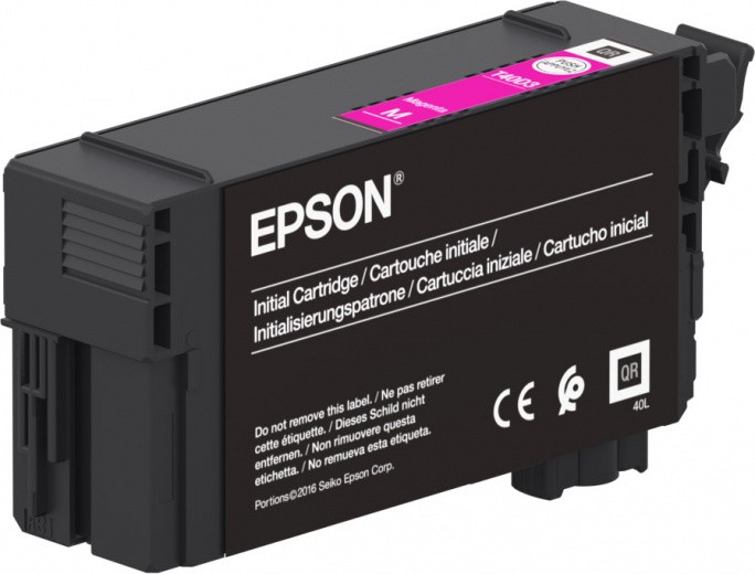 

Картридж для струйного принтера Epson T40C, пурпурный, оригинал (C13T40C340)