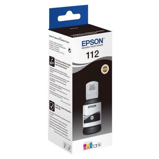 Чернила Epson C13T06C14A, черный, оригинал