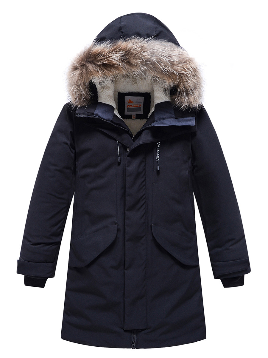 

Парка для мальчиков NoBrand AD9243 черный 164, AD9243