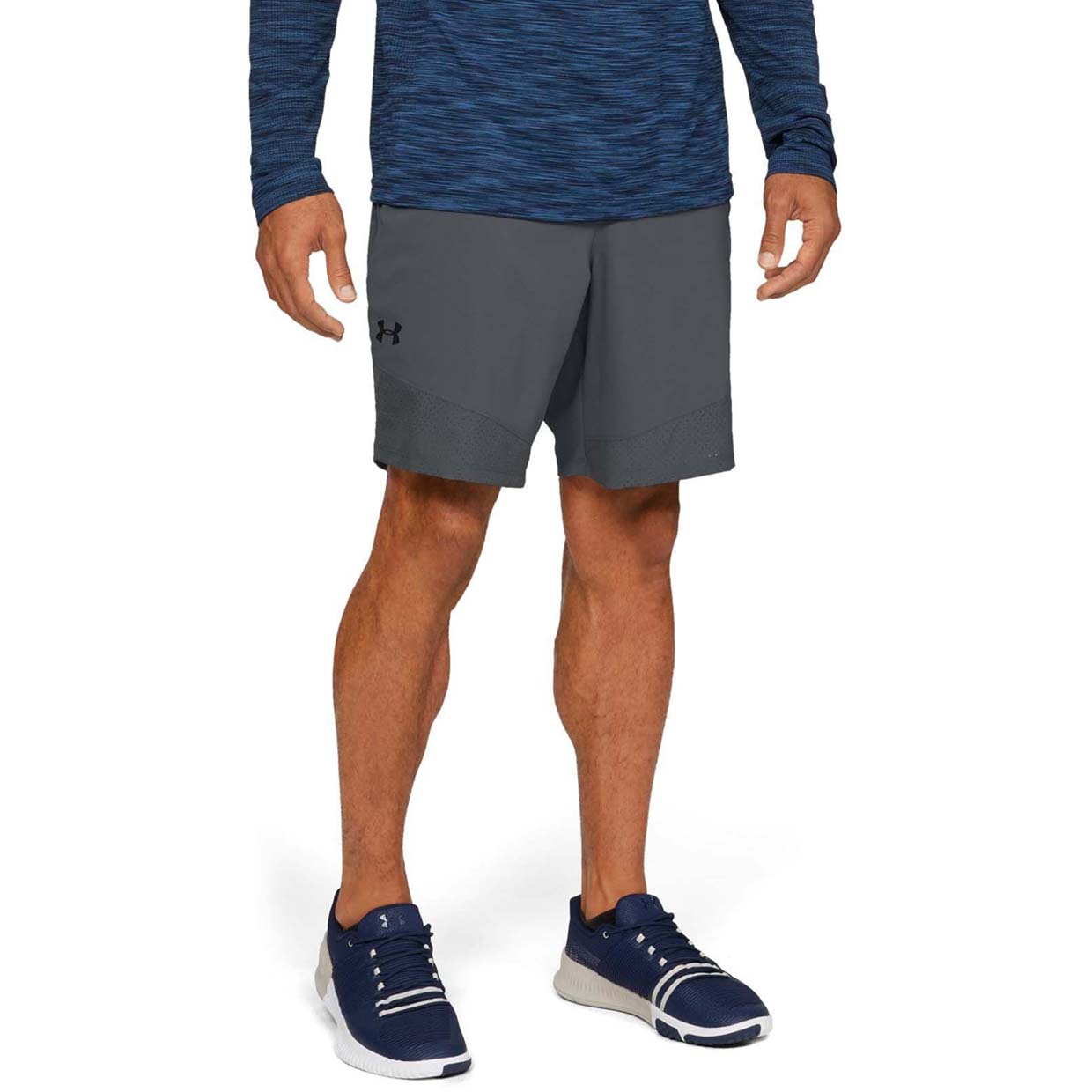 фото Шорты under armour vanish woven shorts цв.серый l