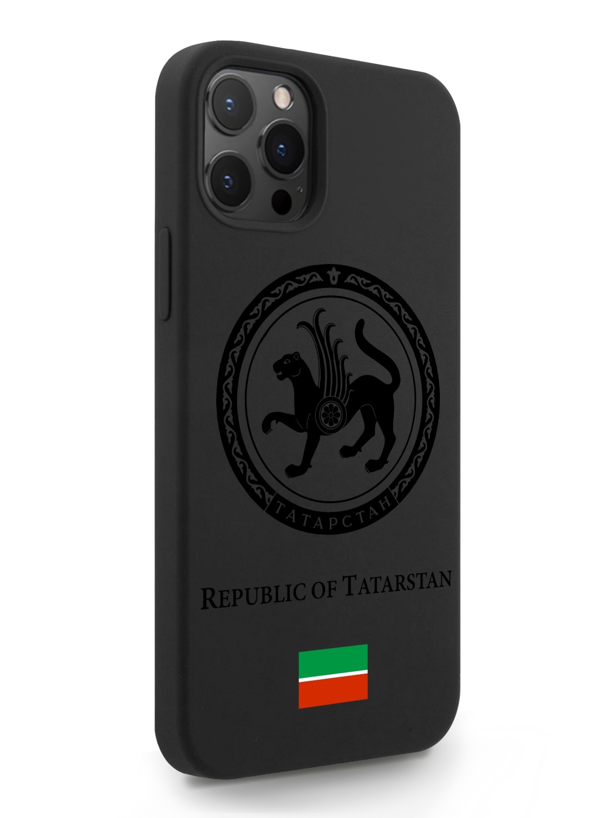 

Черный SignumCase для iPhone 12 Pro Max Черный лаковый Герб Татарстана черный, iPhone 12 Pro Max Черный лаковый Герб Татарстана