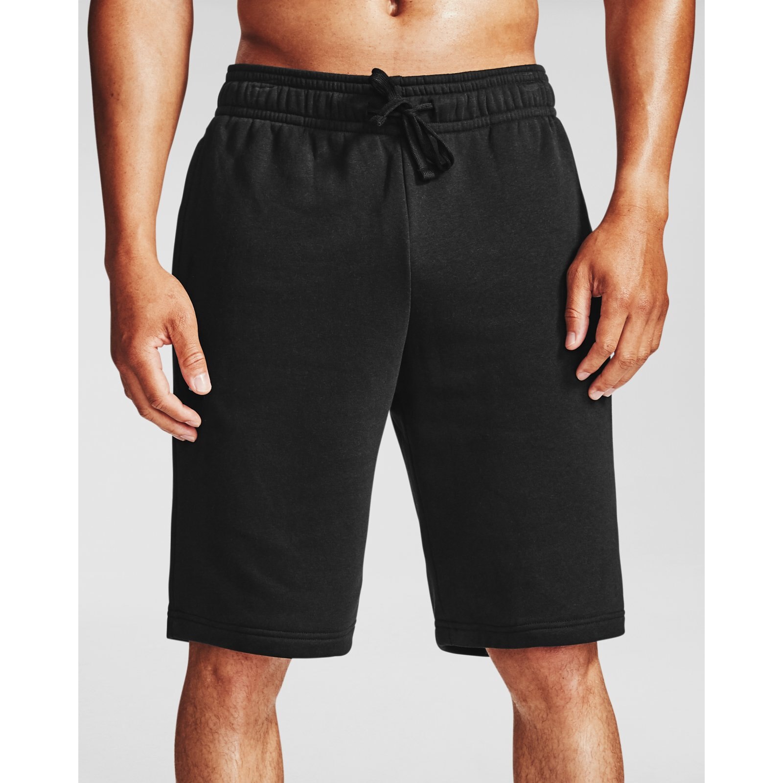 фото Шорты under armour ua rival fleece shorts цв.черный m