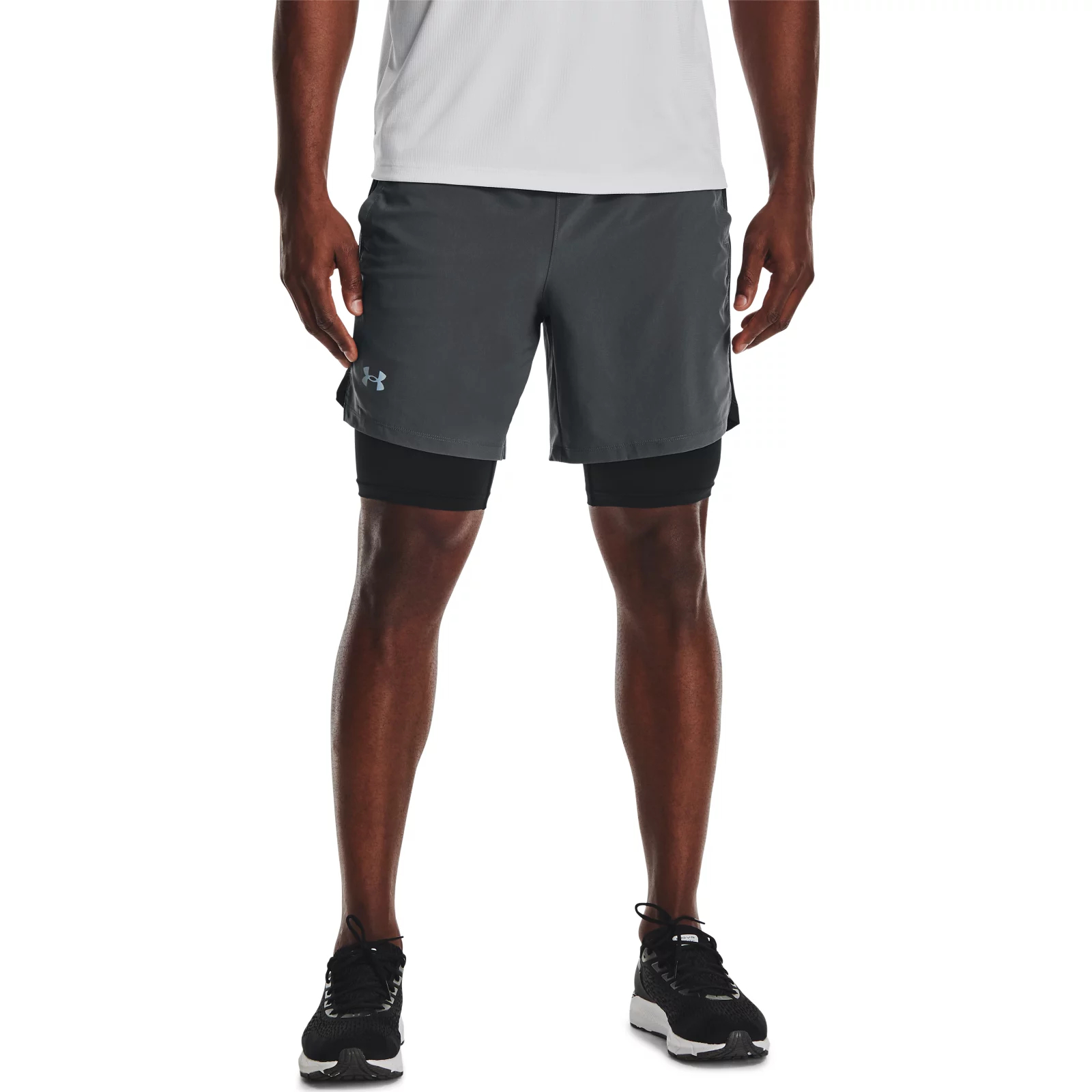 фото Шорты under armour ua launch sw 7'' 2n1 short цв.серый l