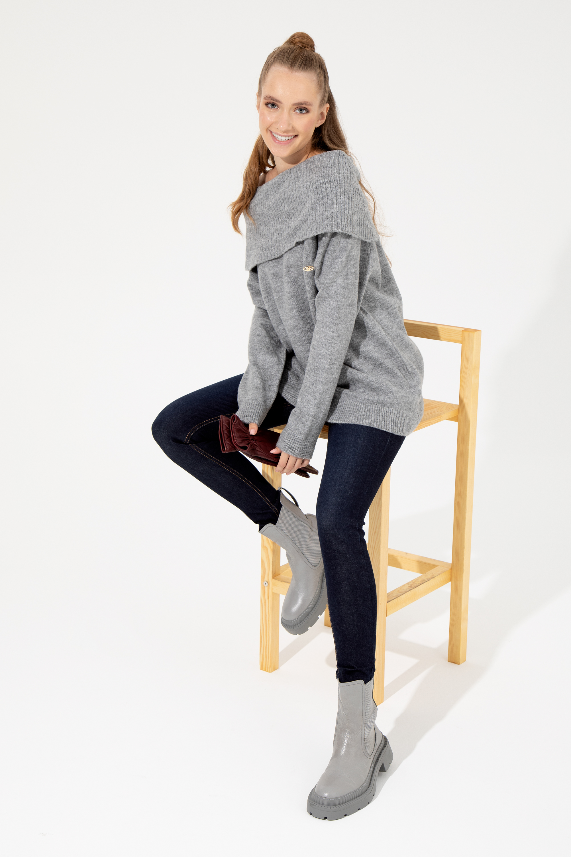 

Джемпер женский U.S. POLO Assn. G082SZ0TK0MELINA серый XS, G082SZ0TK0MELINA