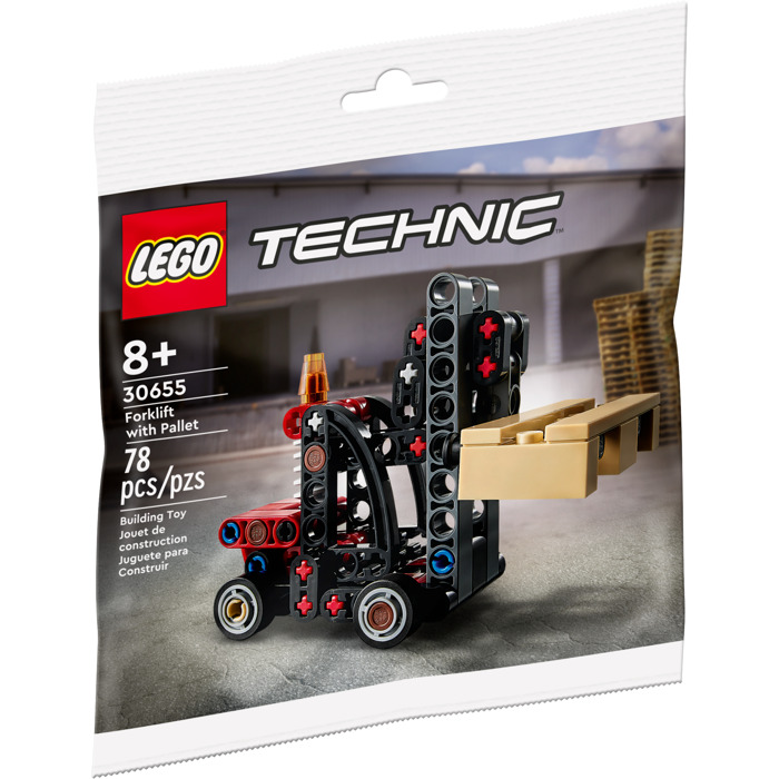

Конструктор Lego Technic 30655 Вилочный погрузчик с поддоном, 78 дет (polybag), Recruitment Bags