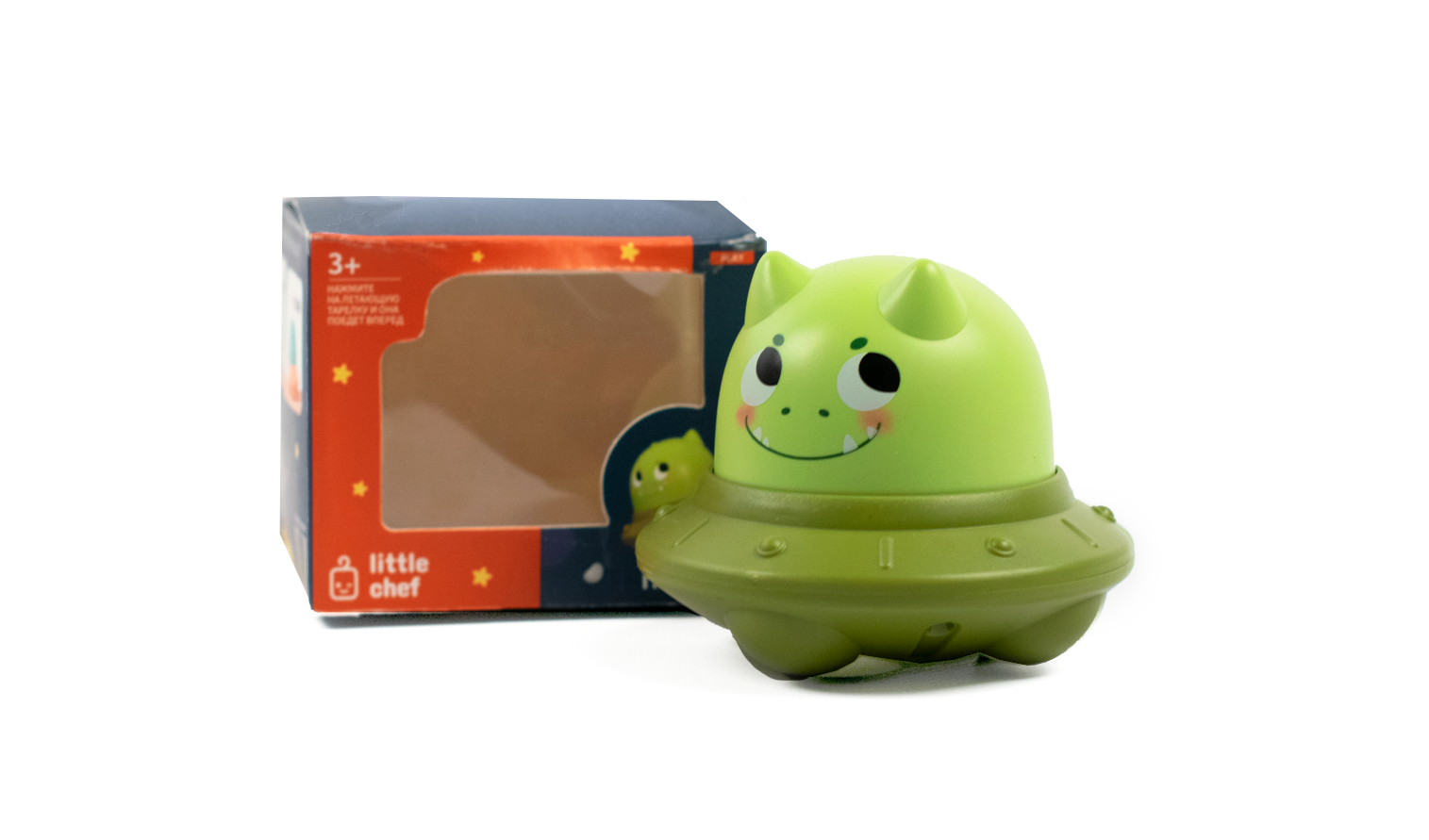 

Развивающая игрушка инерционная игрушка летающая тарелка Плутурик